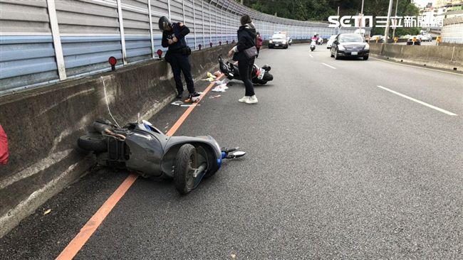 快訊／新店機車擦撞事故　1男無呼吸