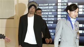 鈴木一朗抵達日本。（圖／美聯社／達志影像）