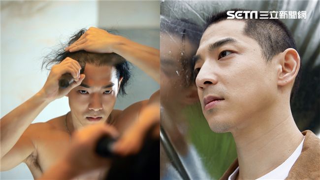 男歌手自行剃毛　看著鏡中認不出自己