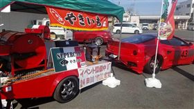 法拉利,超跑,烤番薯,人妻,日本,老婆,興趣,結合,跑車　圖／翻攝自推特　