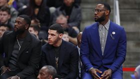 ▲詹姆斯本季首度輪休。（圖／美聯社／達志影像）