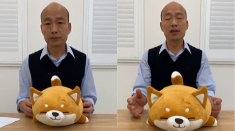 補選綠打危機牌　韓國瑜噗哧嗆這五字