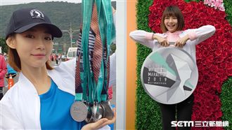 大馬甜心辣腿陪跑　侯友宜搶拍卡位