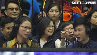 行動挺籃球！蔡英文現身HBL冠軍戰