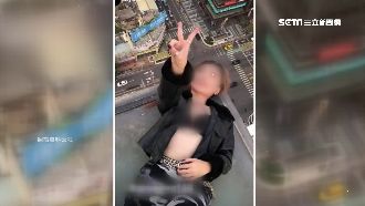 辣妹躺台中百貨高樓　搶拍絕命亡美照