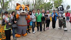 新政策持續發酵！台中花博遊客數突破600萬大關 吉祥物驚喜現身送出紀念品／台中市政府提供