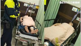 桃園,桃園機場,墜落,樓梯（圖／翻攝畫面）