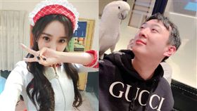 王思聰、楊冪／合成微博