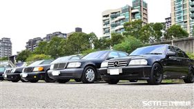 ▲Mercedes-Benz 90年代全家族。（圖／鍾釗榛攝影）