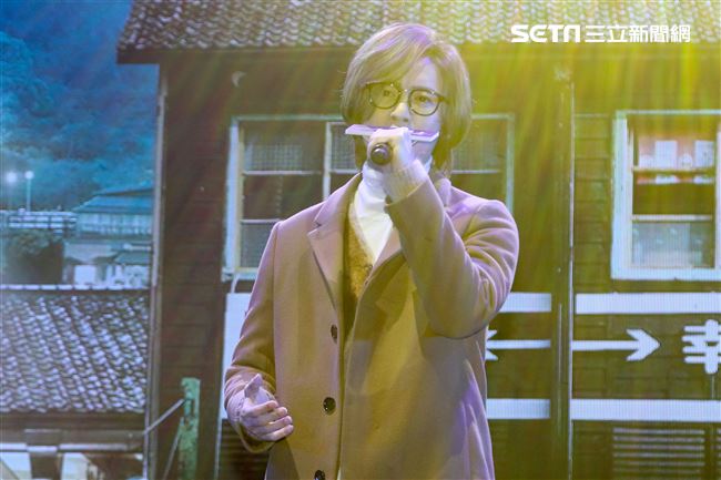 三立新週五華劇「一千個晚安」特映會主題曲歌手方炯鑌。（記者林士傑/攝影）