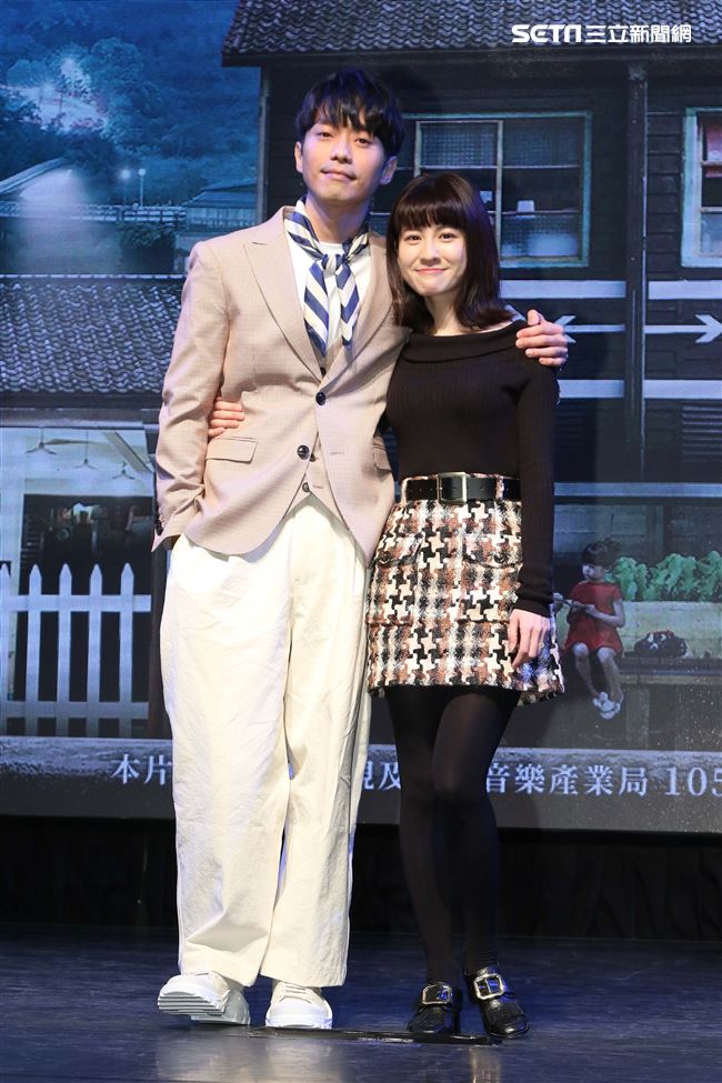 三立新週五華劇「一千個晚安」特映會張棟樑、連俞涵。（記者林士傑/攝影）