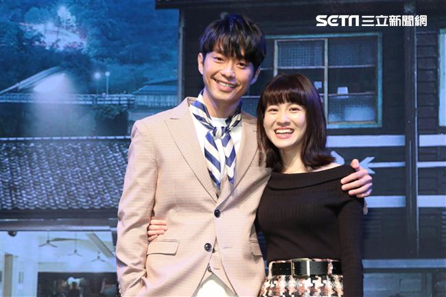 三立新週五華劇「一千個晚安」特映會張棟樑、連俞涵。（記者林士傑/攝影）