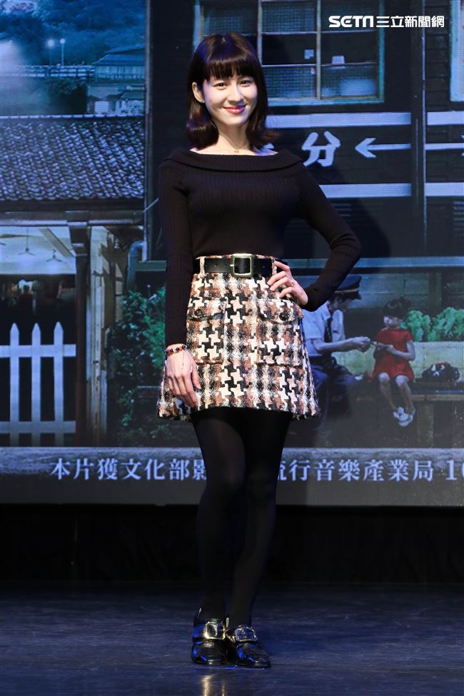 三立新週五華劇「一千個晚安」特映會連俞涵。（記者林士傑/攝影）
