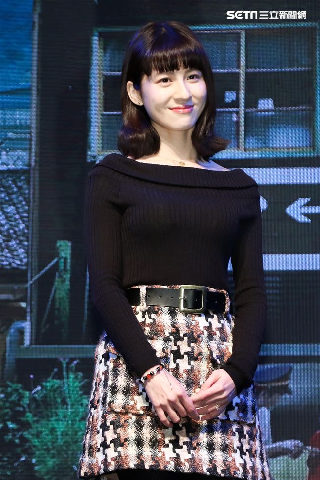 三立新週五華劇「一千個晚安」特映會連俞涵。（記者林士傑/攝影）