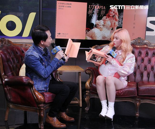 王欣晨安安大明星。（記者邱榮吉/攝影）