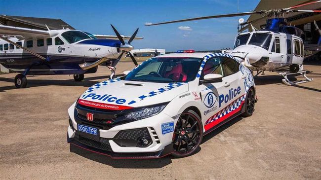 本田大方贊助最強鋼砲　澳洲警車好威