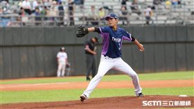 桃猿先發投手王溢正。（圖／記者林士傑攝影）