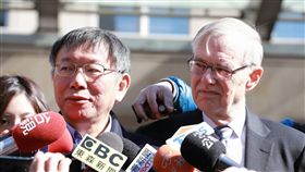 柯文哲、卜睿哲受訪（台北市政府提供）