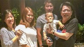 屏東漁民妻帶9月娃飛到模里西斯　與丈夫見面　中央社