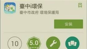 台中,空汙,App,盧秀燕,林佳龍,台中i環保,PTT。翻攝自PTT