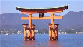 嚴島神社海上鳥居（圖／翻攝自Welcome to Miyajima臉書）