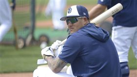 ▲經過30個打數，馬查多終於敲出熱身賽首轟。（圖／翻攝自教士推特）