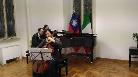 駐義代表處首辦音樂會　大提琴家林若禪