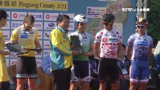 自由車環台賽！屏東縣長潘孟安領騎