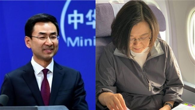 蔡過境夏威夷！中國外交部：堅決反對