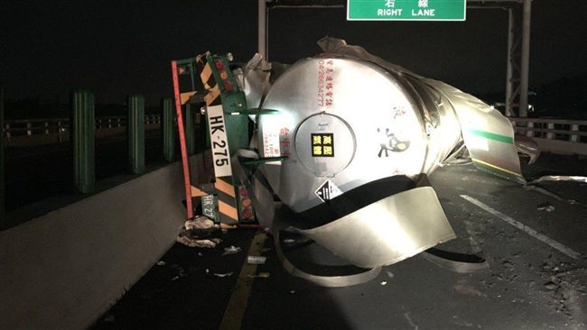一團「廢紙」惹禍！閃不過槽車翻覆！