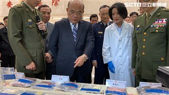 1.5公噸毒品堆成山　蘇貞昌勉勵警