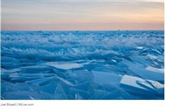 美國密西根州,碎冰,冰雪奇緣　（圖／翻攝自Mlive）