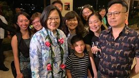 蔡英文,過境夏威夷,美國,中國反對　（圖／翻攝自臉書）