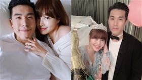 廖曉喬婚禮現場照片曝光。（圖／廖曉喬IG、林牧潔臉書）