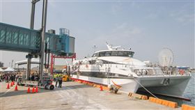 停駛多年　台中往返澎湖雲豹輪首航　中央社