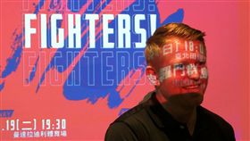 ▲蘭卡斯特與媒體溝通。（圖／記者林辰彥攝影）