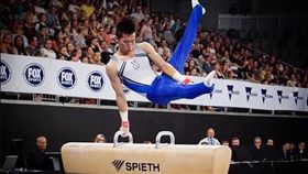 ▲李智凱再度在世界盃鞍馬項目摘金。（圖／翻攝自李智凱臉書）