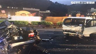 救到一半後方又追撞！國三連2起車禍