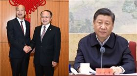 韓國瑜與王志民,習近平組合圖