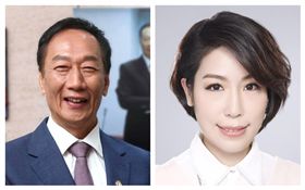 ▲鴻海集團總裁郭台銘、民進黨立委余宛如。（圖／翻攝自臉書）