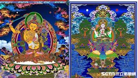 李爸爸用小畫家手繪菩薩像／李先生授權提供