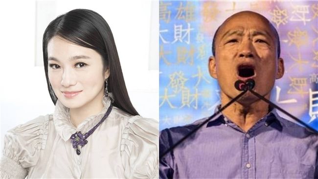 女星譙小英三八！ 癡戀韓國瑜喊棒棒