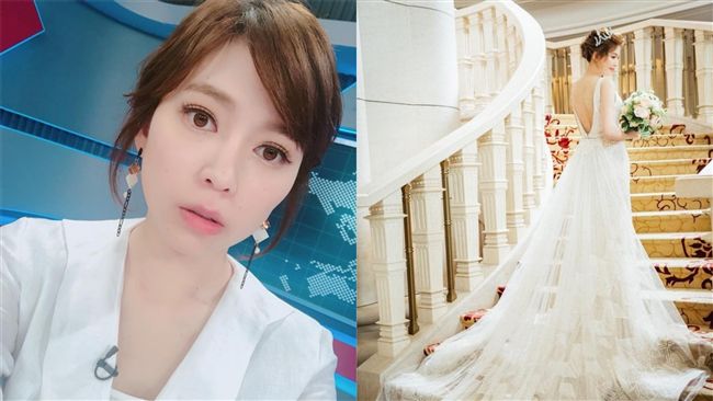 女神又死會！最美主播超深V婚紗照曝