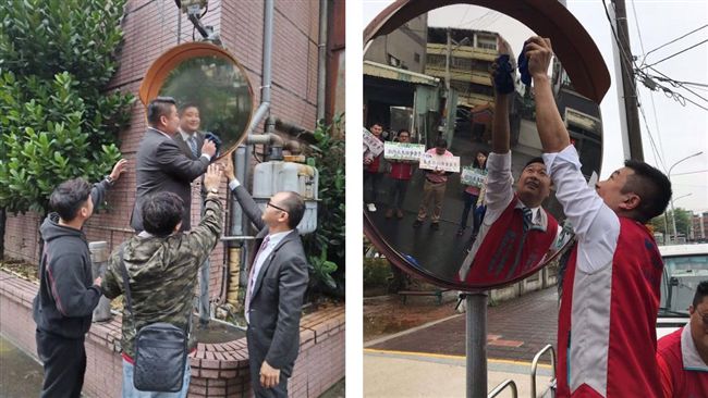 守護回家安全路　擦亮兩千面反光鏡