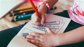 女童，畫圖，畫畫，女孩，手（示意圖／翻攝自Pixabay）