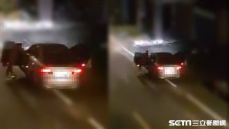 女路邊踹男　他一聽驚：小三吃醋了？