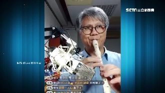 市長選完…蜂蜜檸檬叔吹笛搶當直播主