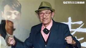 國片《老大人》首映，演員小戽斗、喜翔、黃嘉千。（圖／記者林士傑攝影）