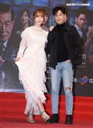 「C.S.I.C.鑑識英雄II正義之戰」演員蔡淑臻、周孝安。（記者邱榮吉/攝影）