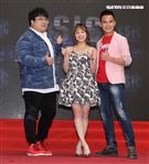 「C.S.I.C.鑑識英雄II正義之戰」演員蘇達、熊熊、楊震。（記者邱榮吉/攝影）